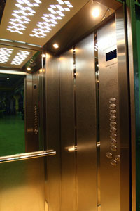 Лифт пассажирский вариант отделки "Люкс"